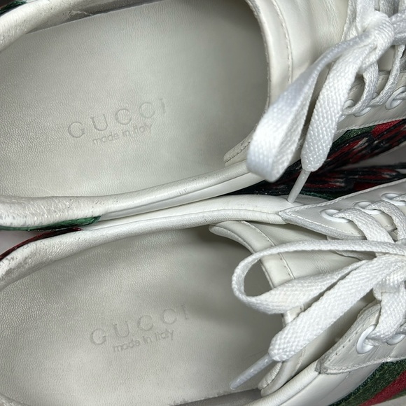 Gucci Ace Embroidered Snake men’s Sneakers. Size US 10. - Picture 8 of 15